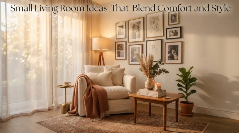 10 Small Living Room Ideas That Blend Comfort and Style