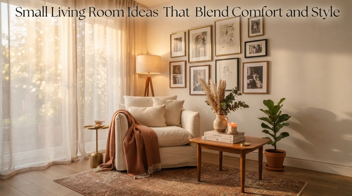 10 Small Living Room Ideas That Blend Comfort and Style