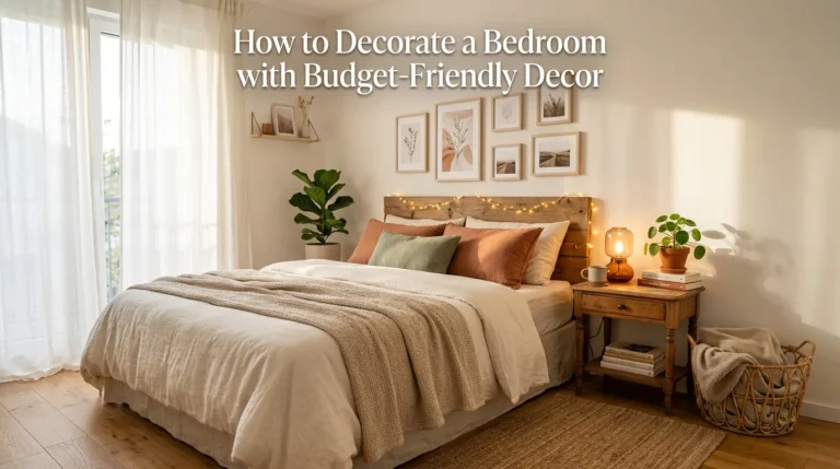 How to Decorate a Bedroom with Budget-Friendly Decor