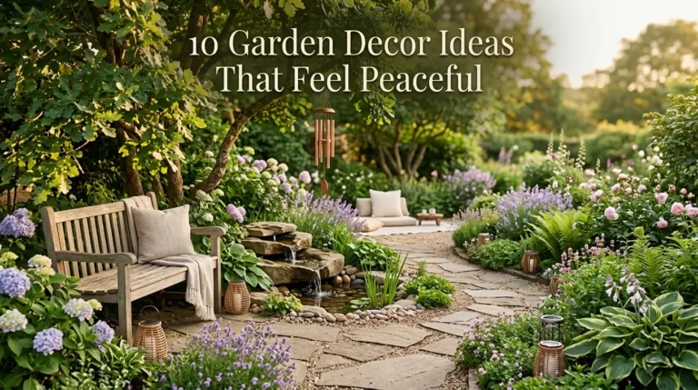 10 Garden Decor Ideas That Feel Peaceful