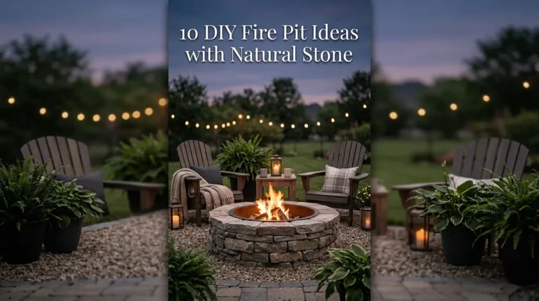 10 DIY Fire Pit Ideas with Natural Stone