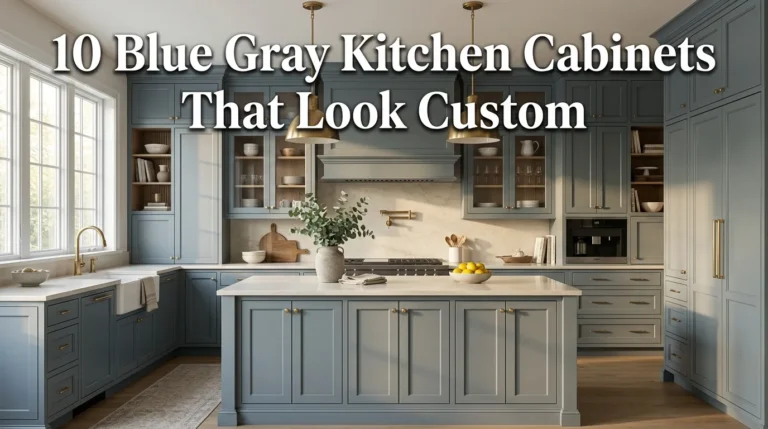 10 Blue Gray Kitchen Cabinets That Look Custom