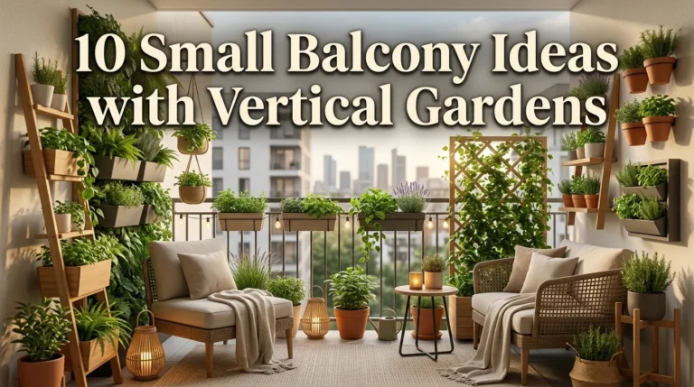 10 Small Balcony Ideas with Vertical Gardens