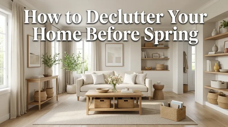 How to Declutter Your Home Before Spring