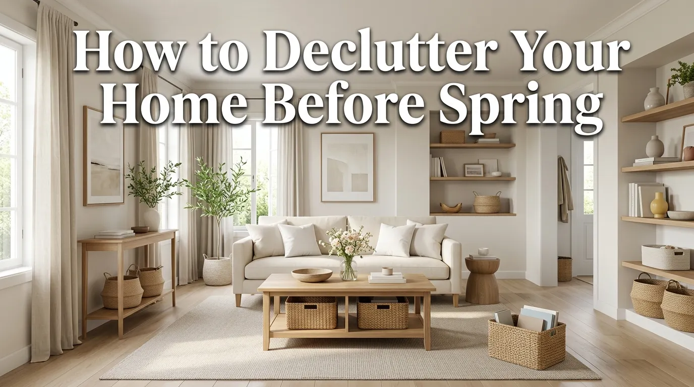 How to Declutter Your Home Before Spring
