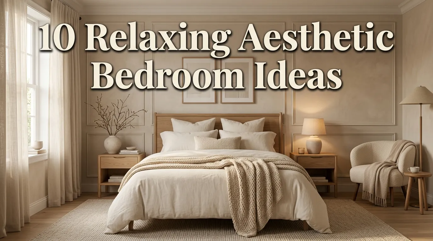 10 Relaxing Aesthetic Bedroom Ideas