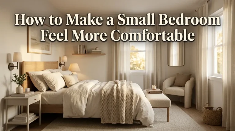How to Make a Small Bedroom Feel More Comfortable