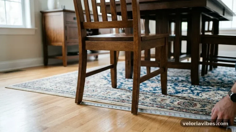 The 24-Inch Rug Extension Rule: Stopping Back Chair Legs from Falling Off