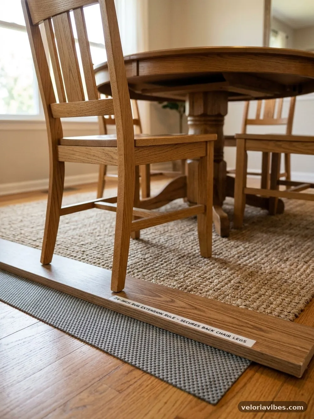 Use Rug Pads for Additional Grip - The 24-Inch Rug Extension Rule: Stopping Back Chair Legs from Falling Off
