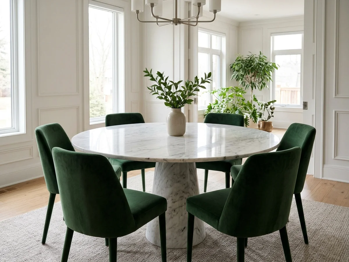 Base Types Affecting Legroom - chairs around 60 inch round table