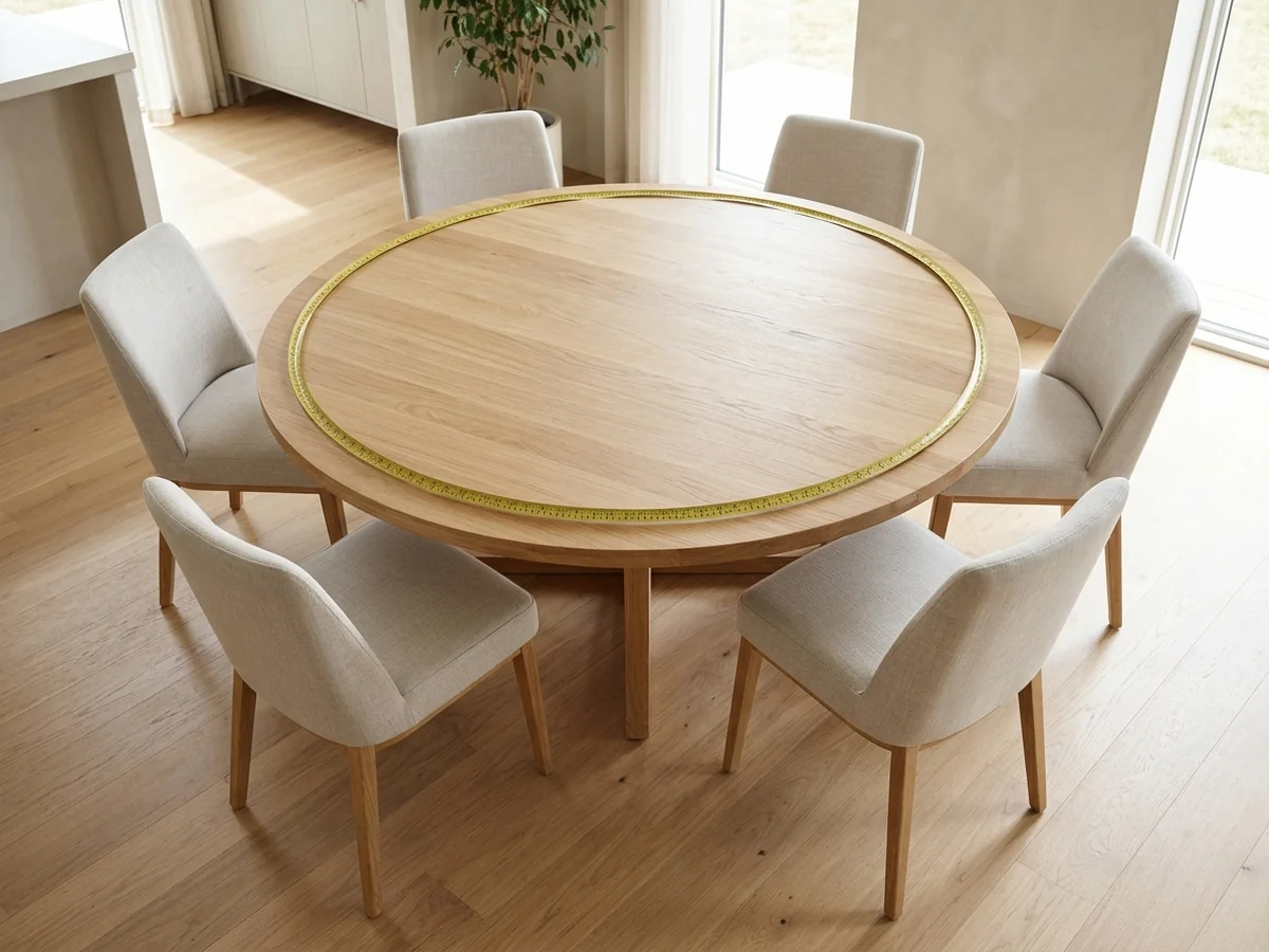 Standard Spacing for 60-Inch Tables - chairs around 60 inch round table