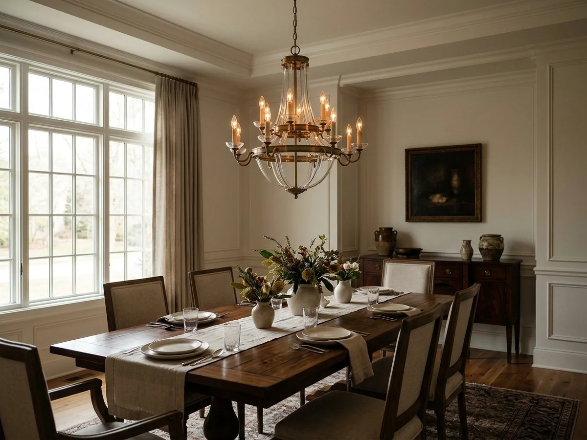 Lighting Design Height Tips - chandelier 30 to 36 inch rule