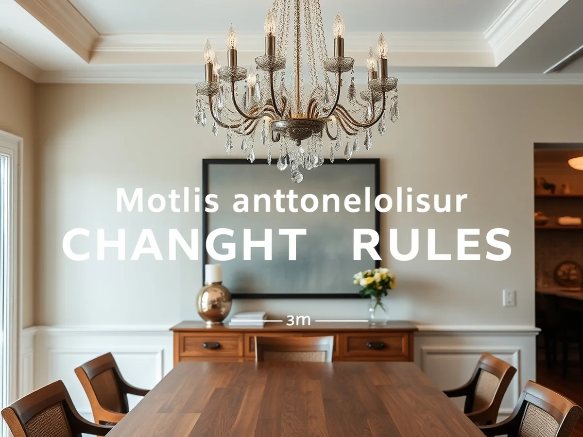 Understanding Chandelier Height Rules - chandelier 30 to 36 inch rule