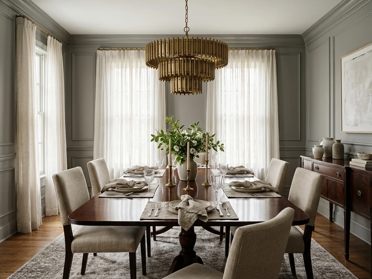 Applying the Formula to Dining Rooms - chandelier size formula
