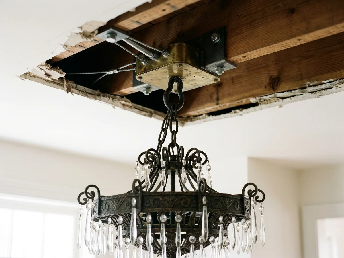 Weight and Structural Support Limits - chandelier size formula
