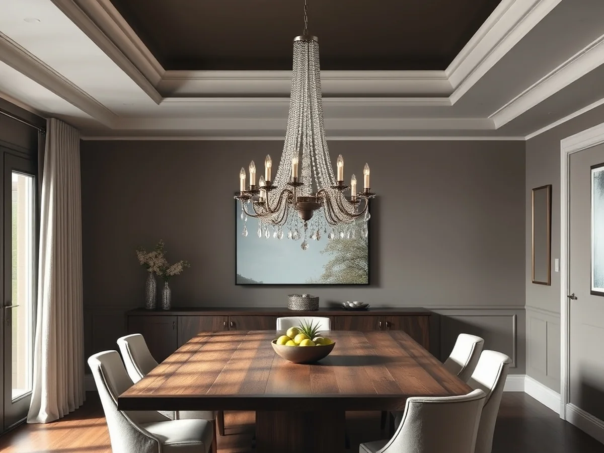 Common Proportional Mistakes - chandelier width for dining table