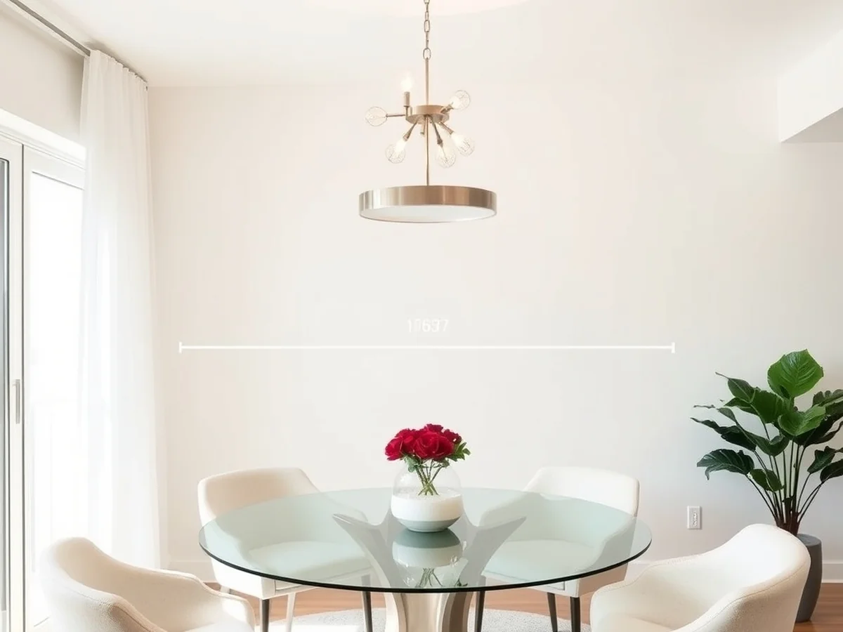 Table Shape Considerations - chandelier width for dining table