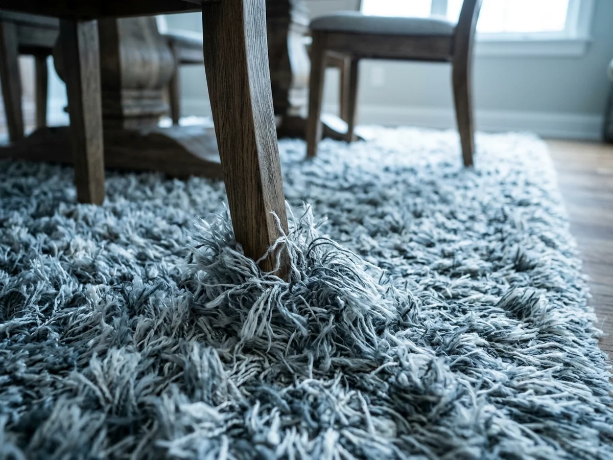 Common Material Selection Mistakes - dining room rug materials