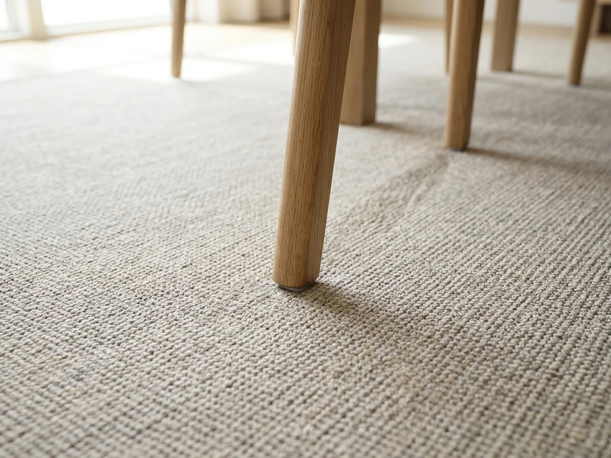 Evaluating Chair Movement Mechanics - dining room rug materials