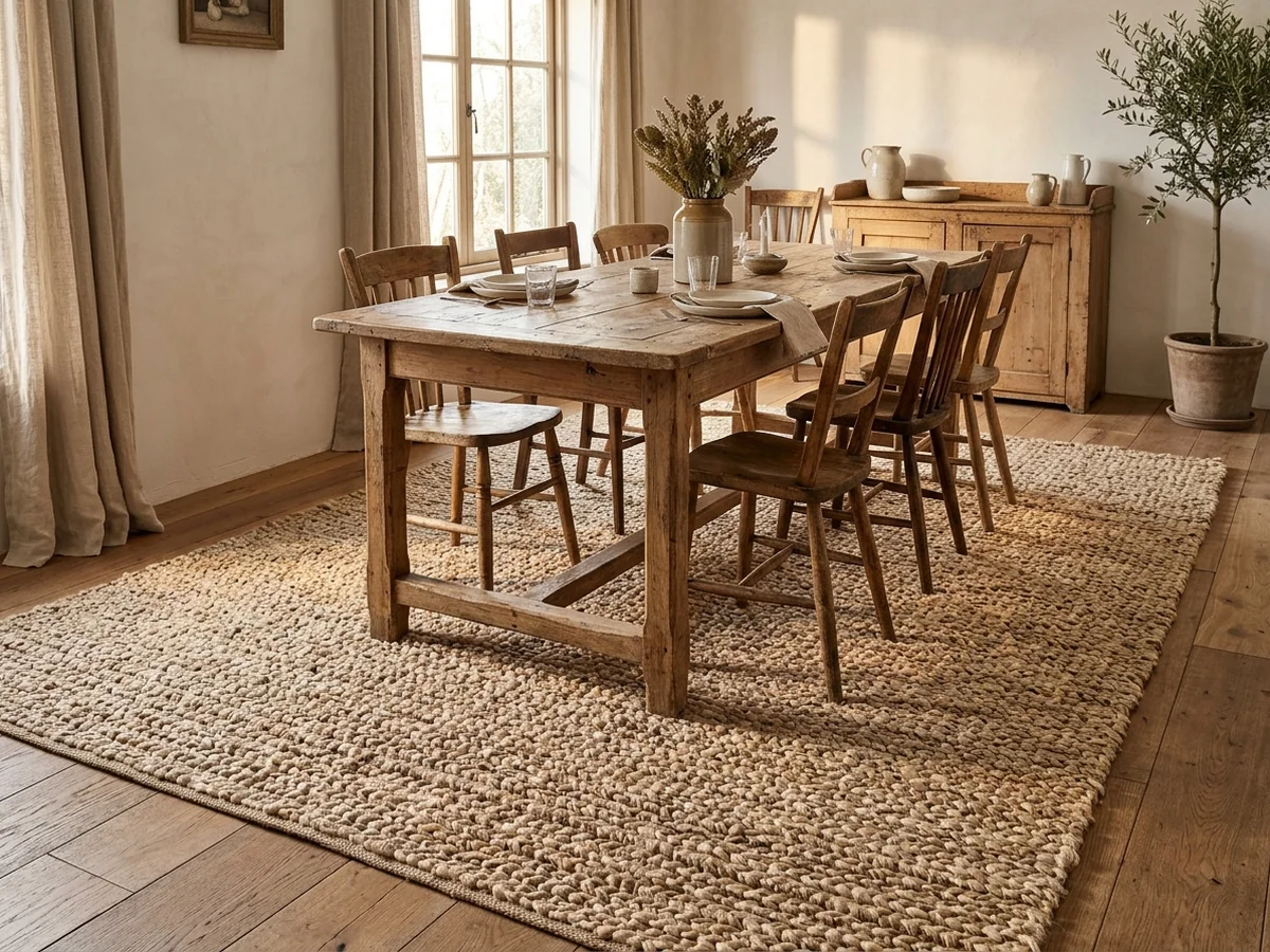 Jute and Sisal Performance - dining room rug materials