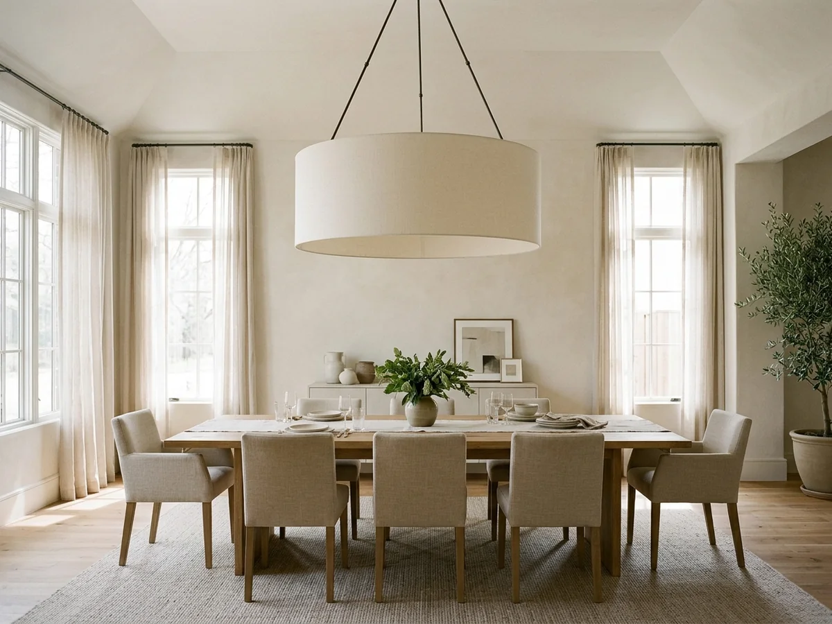 Sizing and Scaling a Round Drum Chandelier - linear chandelier vs drum