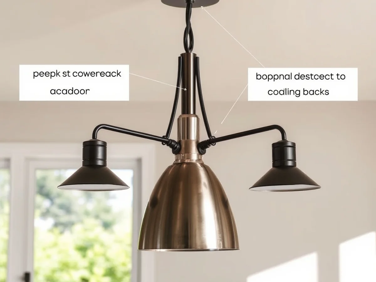 Adjusting Chandelier Without Rewiring - off center junction box chandelier
