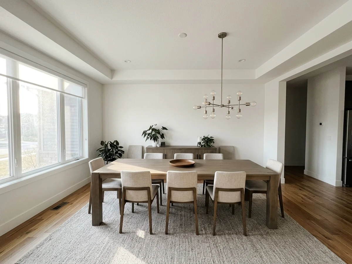 Solving Off-Center Chandelier Placement - off center junction box chandelier